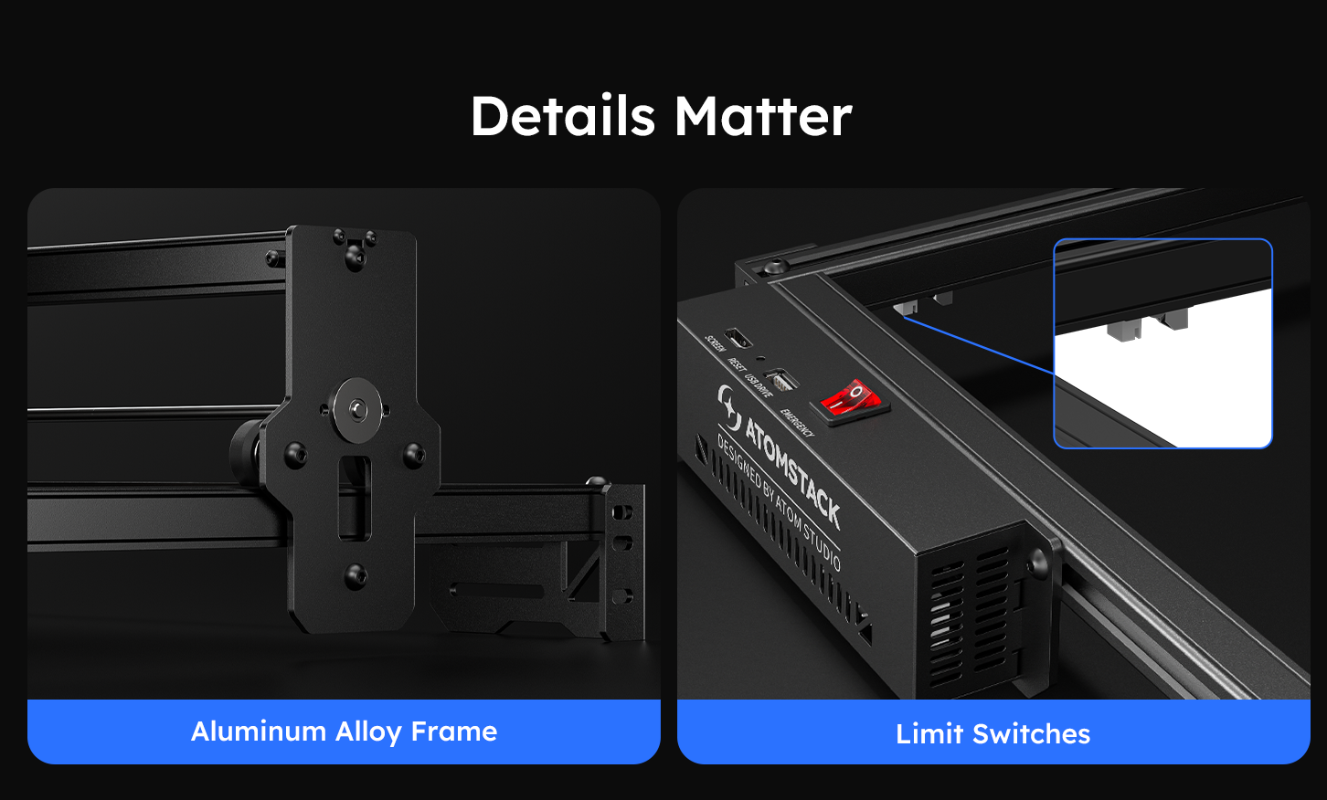 AtomStack Ace Pro V2 Lasergravierer (A20 Pro V2 / A10 Pro V2)