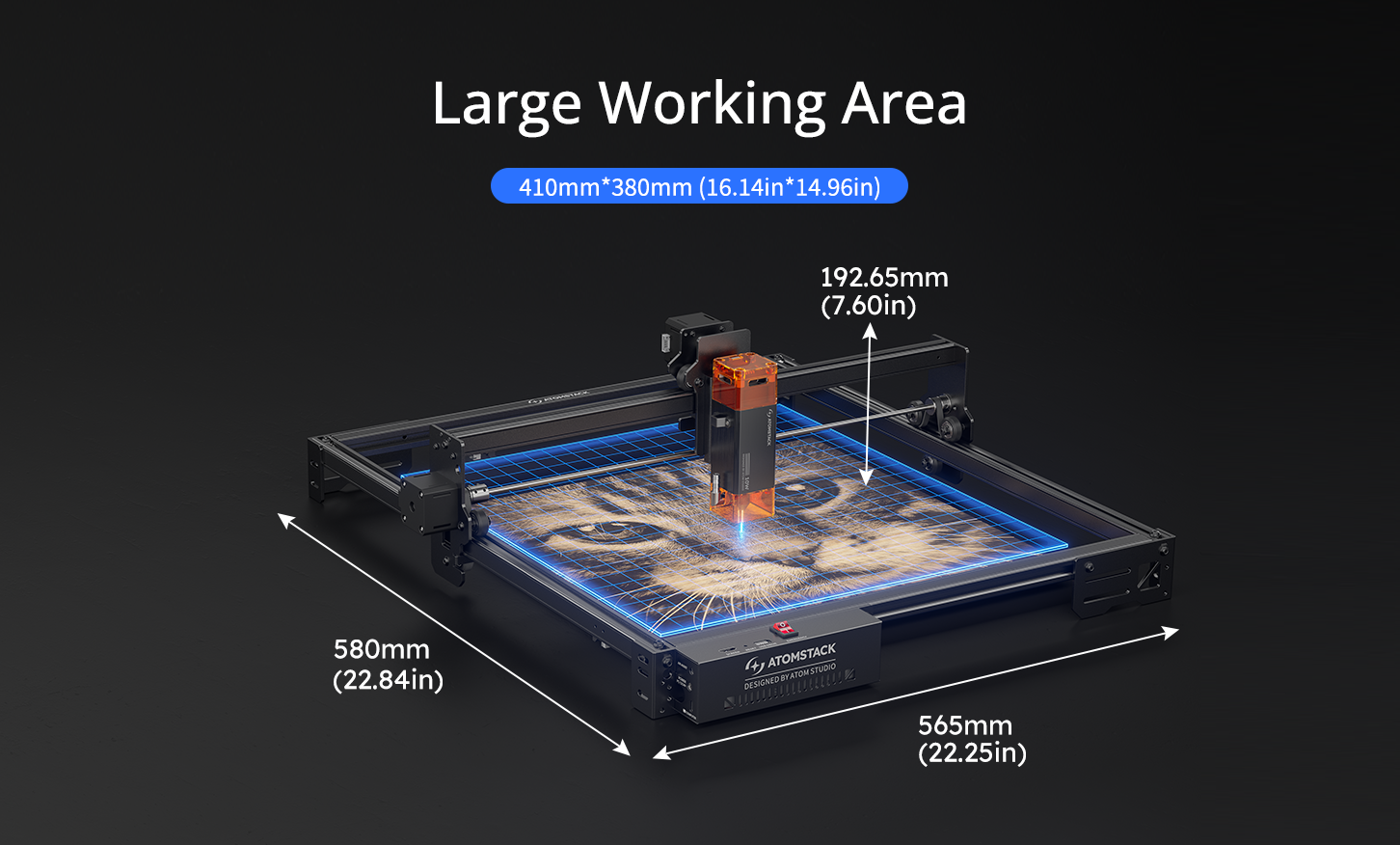 AtomStack Ace Pro V2 Lasergravierer (A20 Pro V2 / A10 Pro V2)