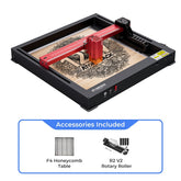 AtomStack A12 Pro Laser Engraver with F4 Honeycomb and R2 V2 Rotary Roller