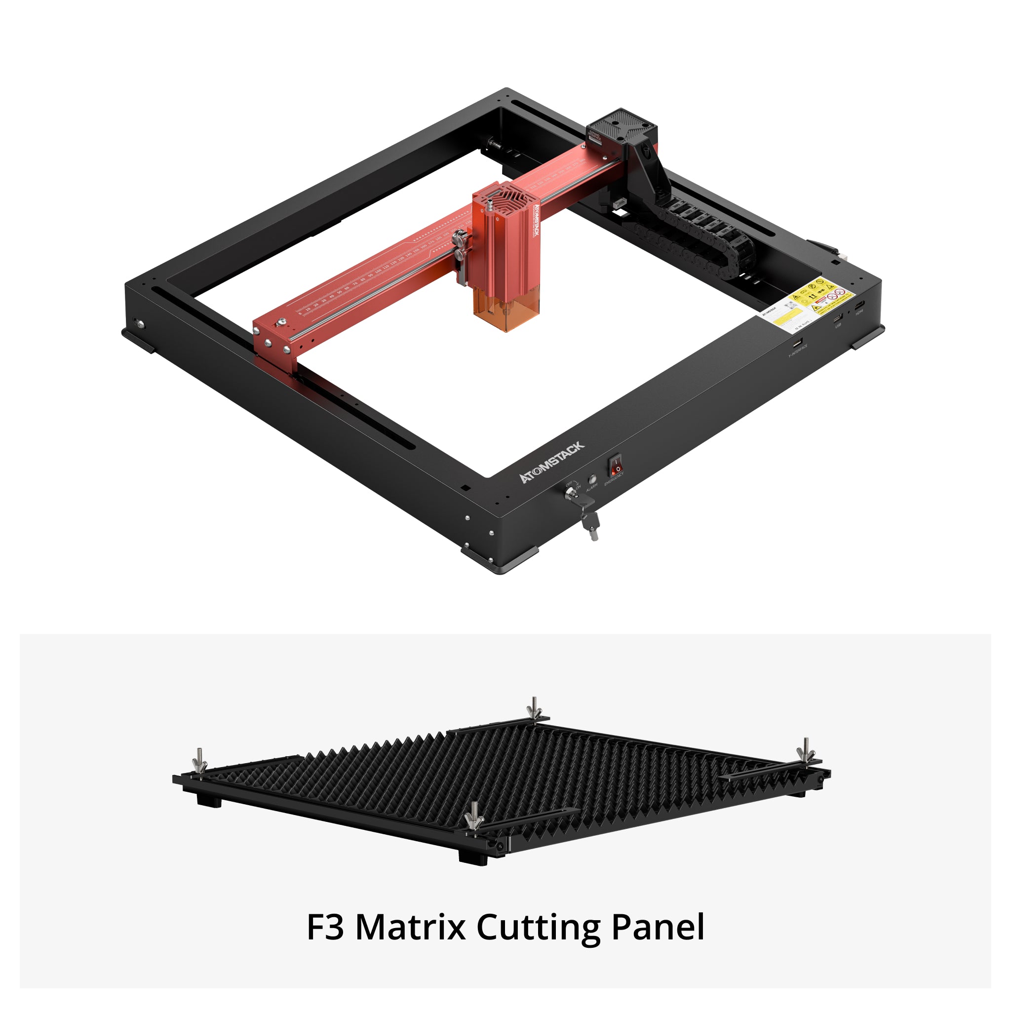 AtomStack A12 Pro puissance optique 12W graveur laser cadre Unibody aucun assemblage requis 