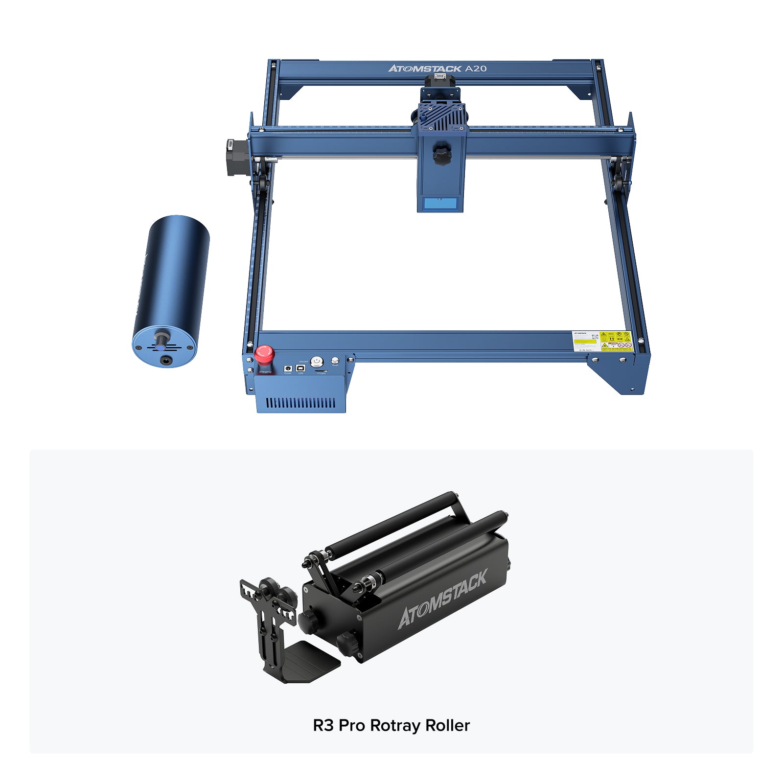 AtomStack A20 Pro Laser Engraving With F60 Air Assist