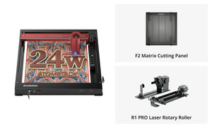 AtomStack A24 Pro Optical Power 24W Unibody-Rahmen-Lasergravierer 