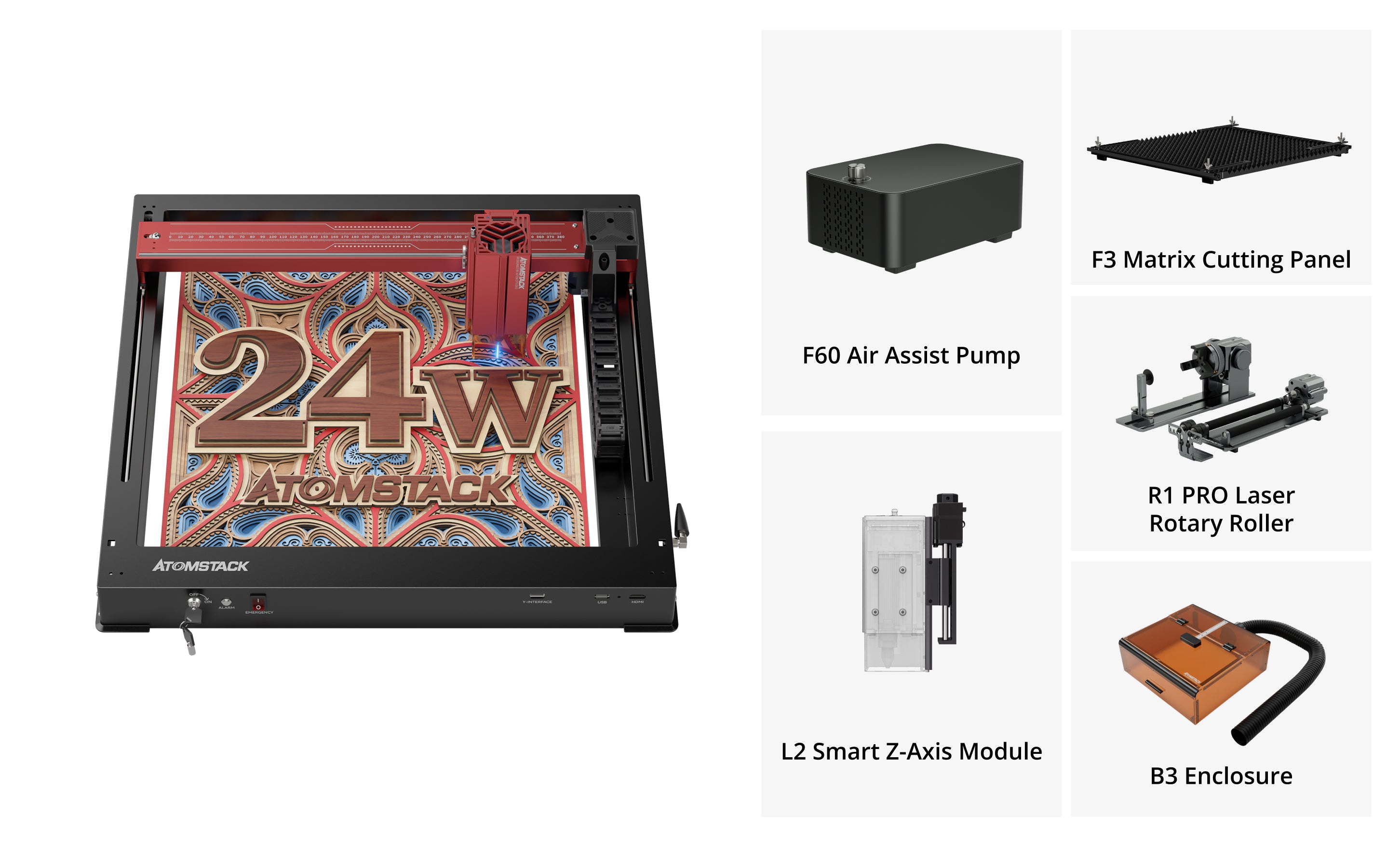 AtomStack A24 Pro Laser Engraver