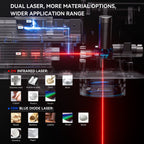 Tragbarer Lasergravierer AtomStack M4 Pro mit zwei Lichtern