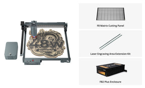 AtomStack A40 Pro V2 Laser Engraver with F60 Air Assist Kit