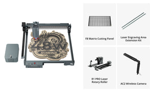 AtomStack A40 Pro V2 Laser Engraver with F60 Air Assist Kit