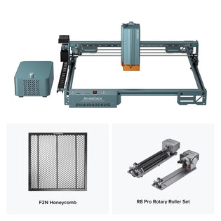 AtomStack A40 Pro V2 Lasergravierer mit F60 Air Assist Kit 