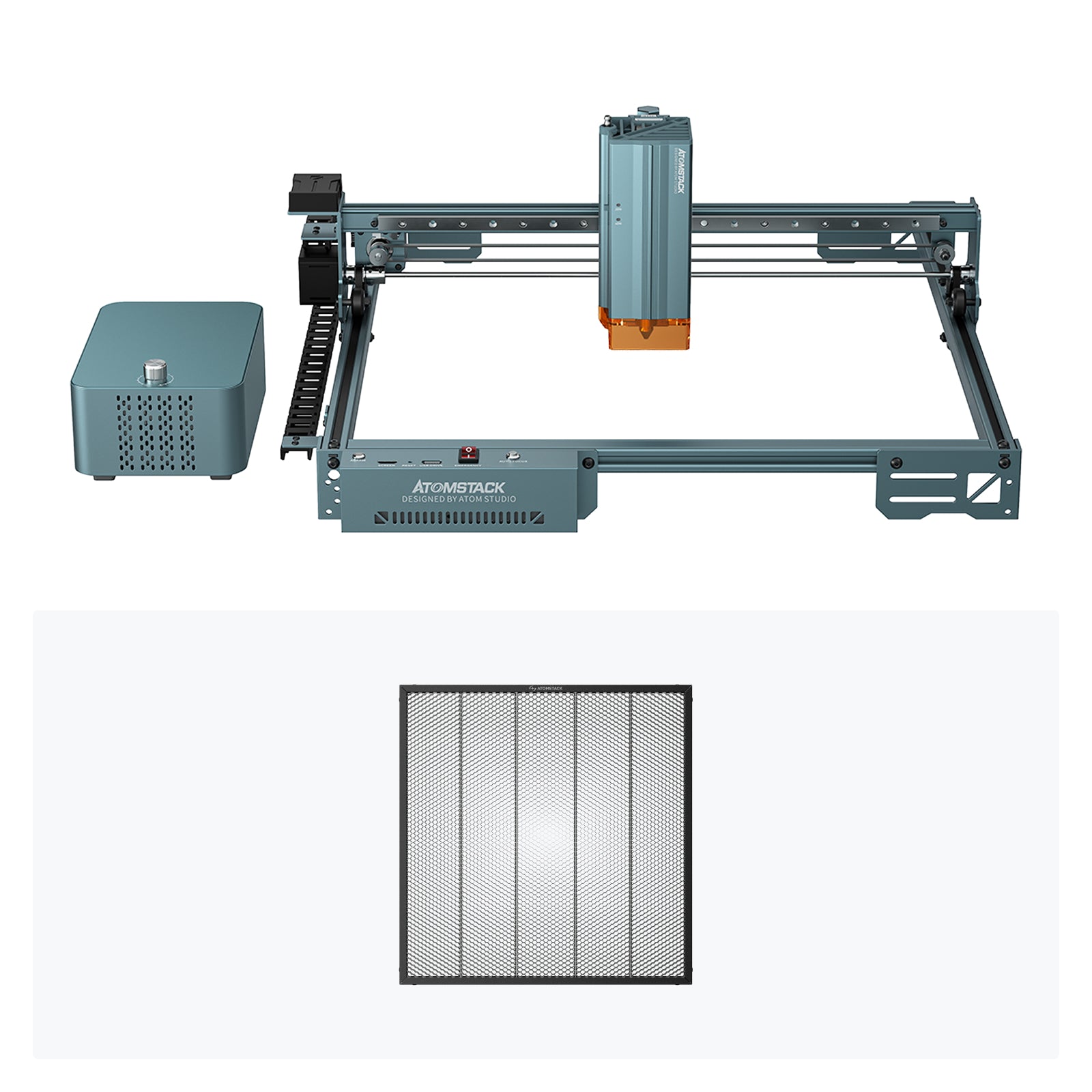 AtomStack A40 Pro V2 Laser Engraver with F60 Air Assist Kit
