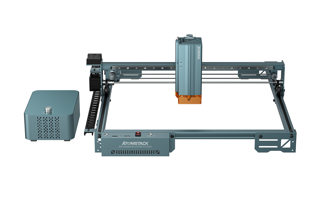 AtomStack A40 Pro V2 Laser Engraver with F60 Air Assist Kit