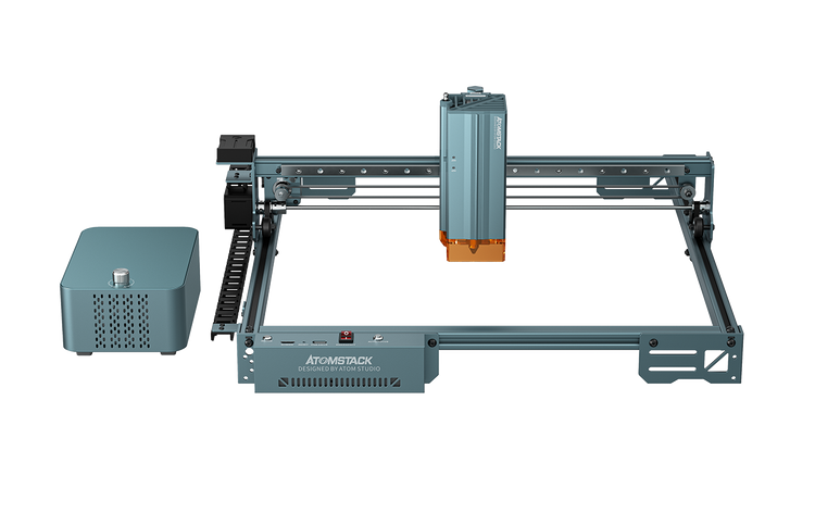 Graveur laser AtomStack A40 Pro V2 avec kit d'assistance pneumatique F60