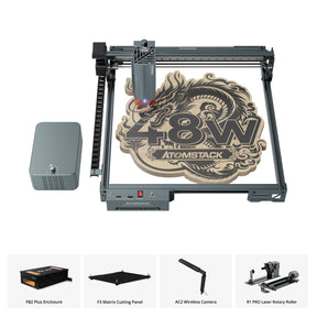 AtomStack A40 Pro V2 Laser Engraver with F60 Air Assist Kit