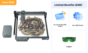 AtomStack A40 Pro V2 Laser Engraver with F60 Air Assist Kit