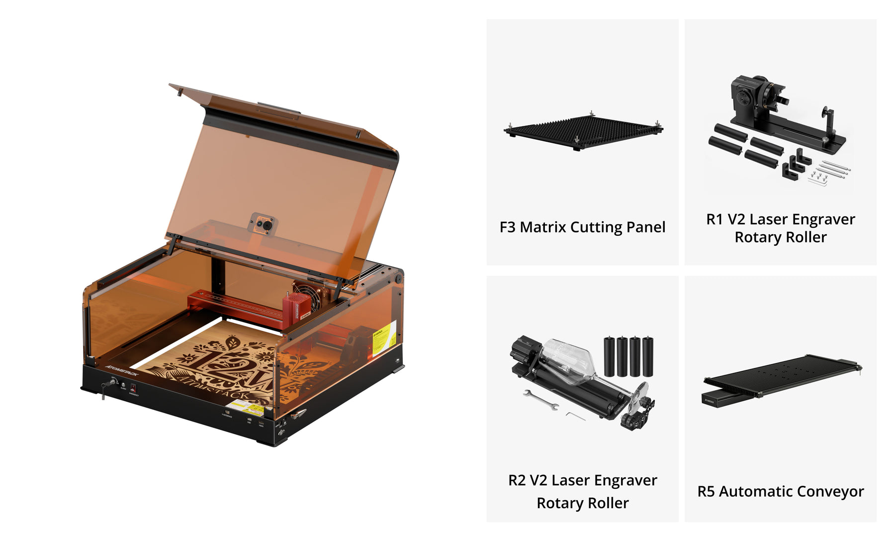 AtomStack A48 Ultra Unibody Frame Laser Engraver