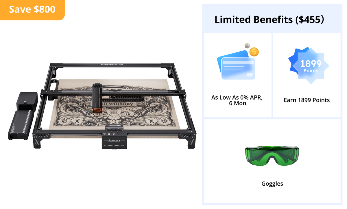 AtomStack A70/X70 Max Laser Cutter