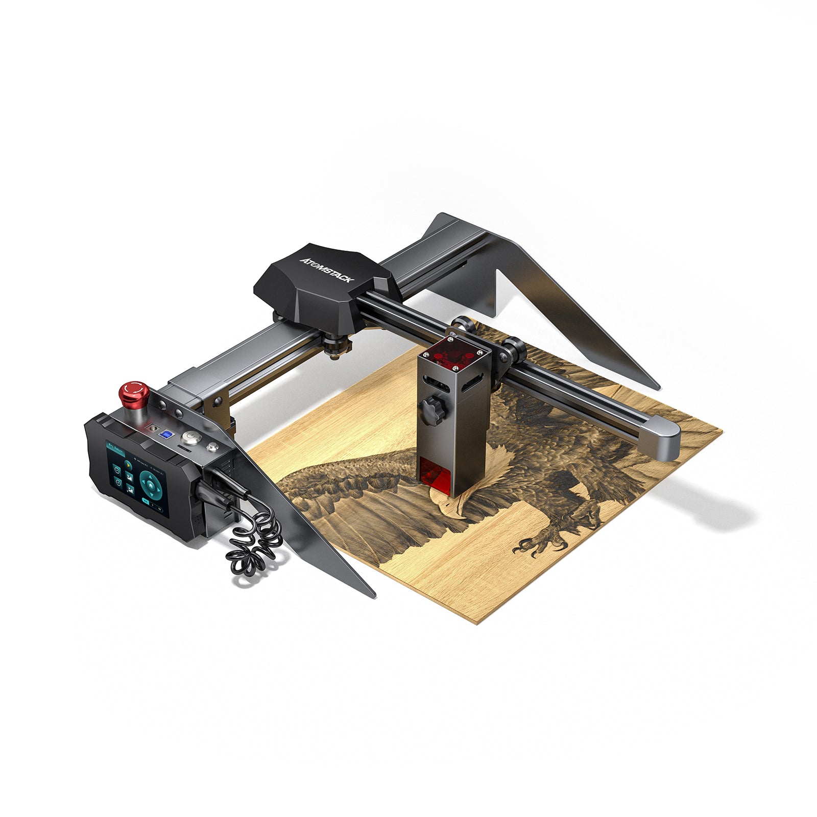 Refurbished AtomStack P9 M40 Laser Engraver Engraving Machine Support Offline Engraving for Wood Metal