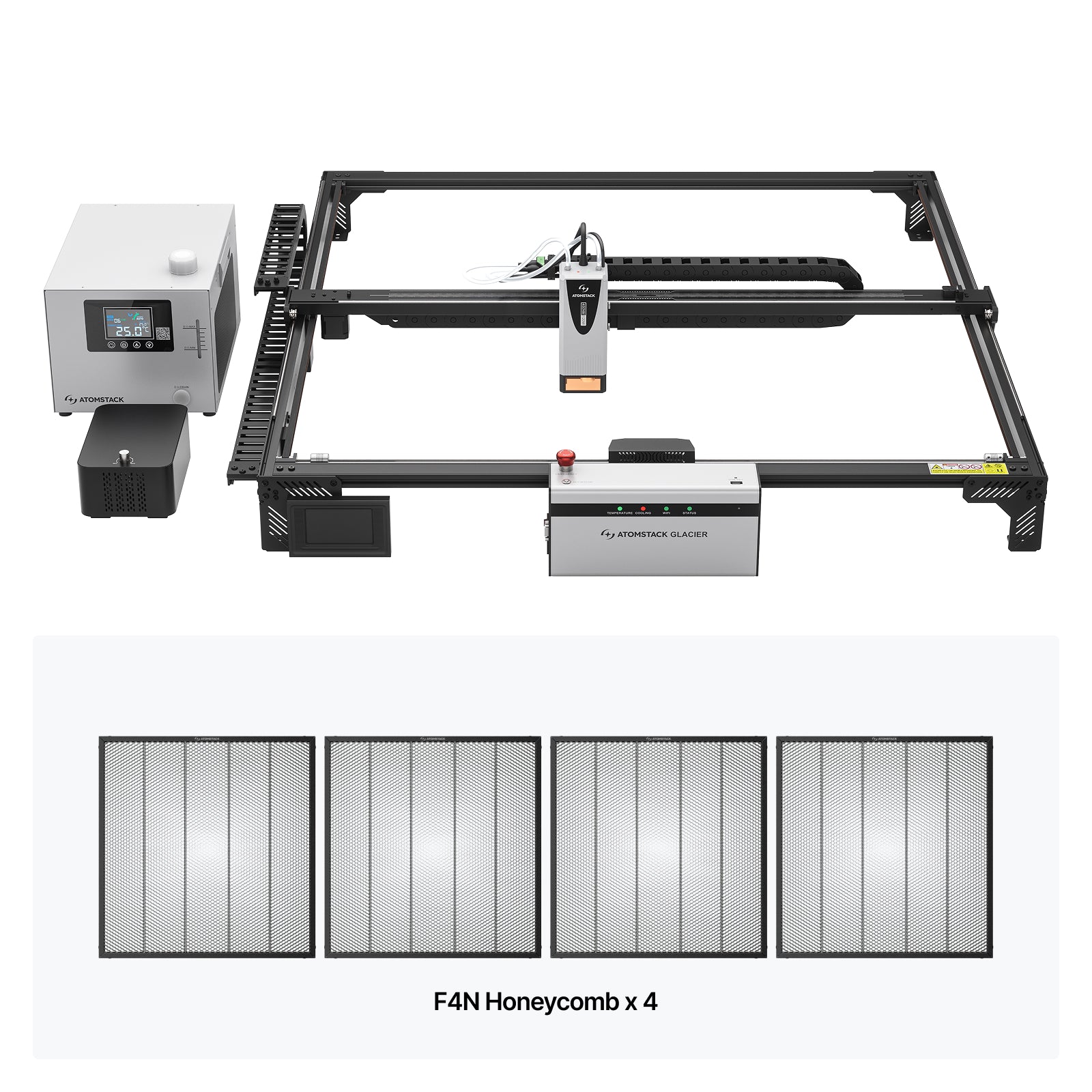 AtomStack Glacier 120W/90W Water-Cooled Diode Laser Engraver