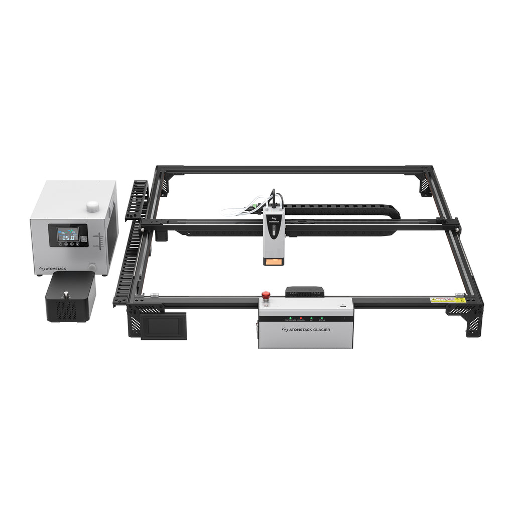 AtomStack Glacier 120 W/90 W wassergekühlter Diodenlasergravierer