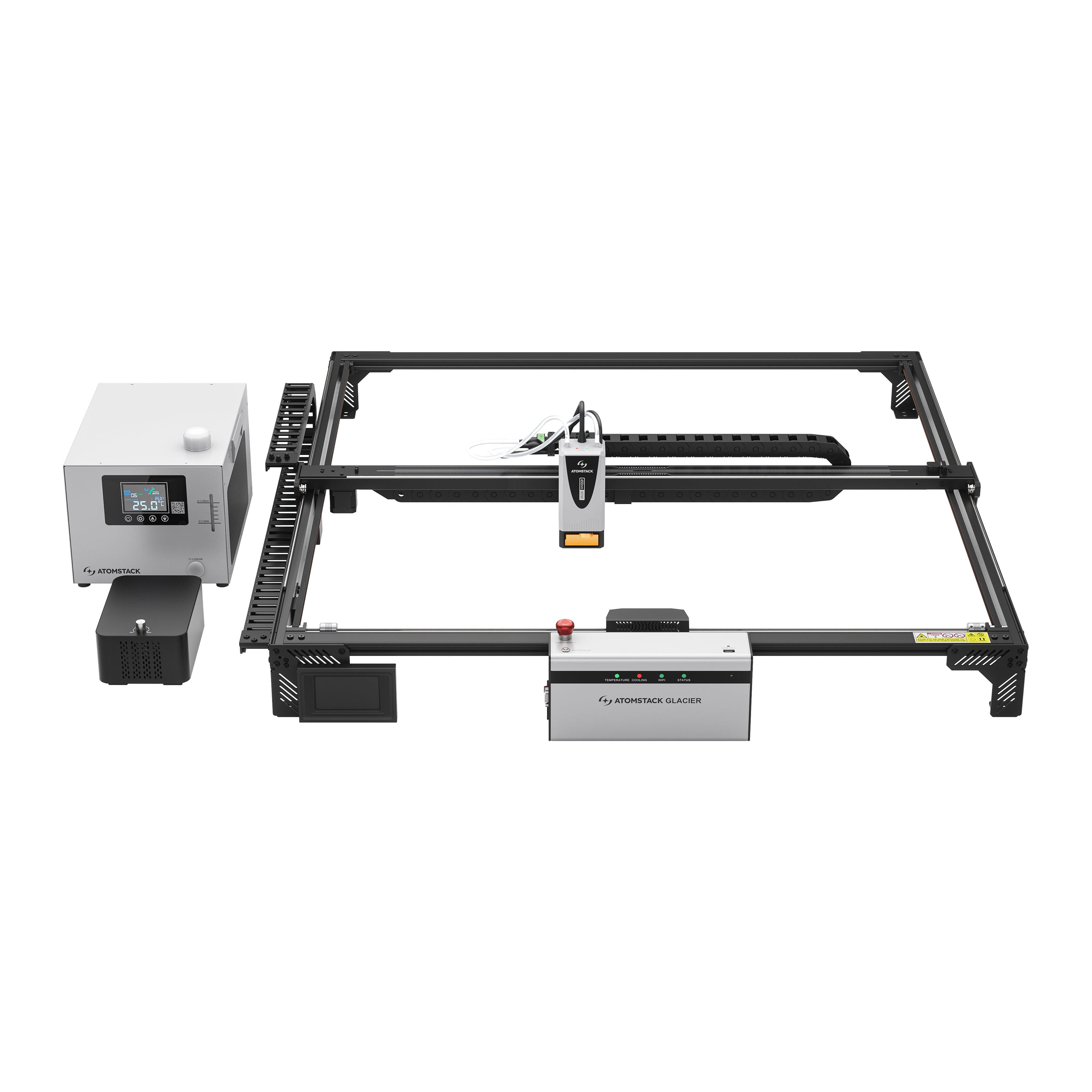 AtomStack Glacier 120W/90W Water-Cooled Diode Laser Engraver