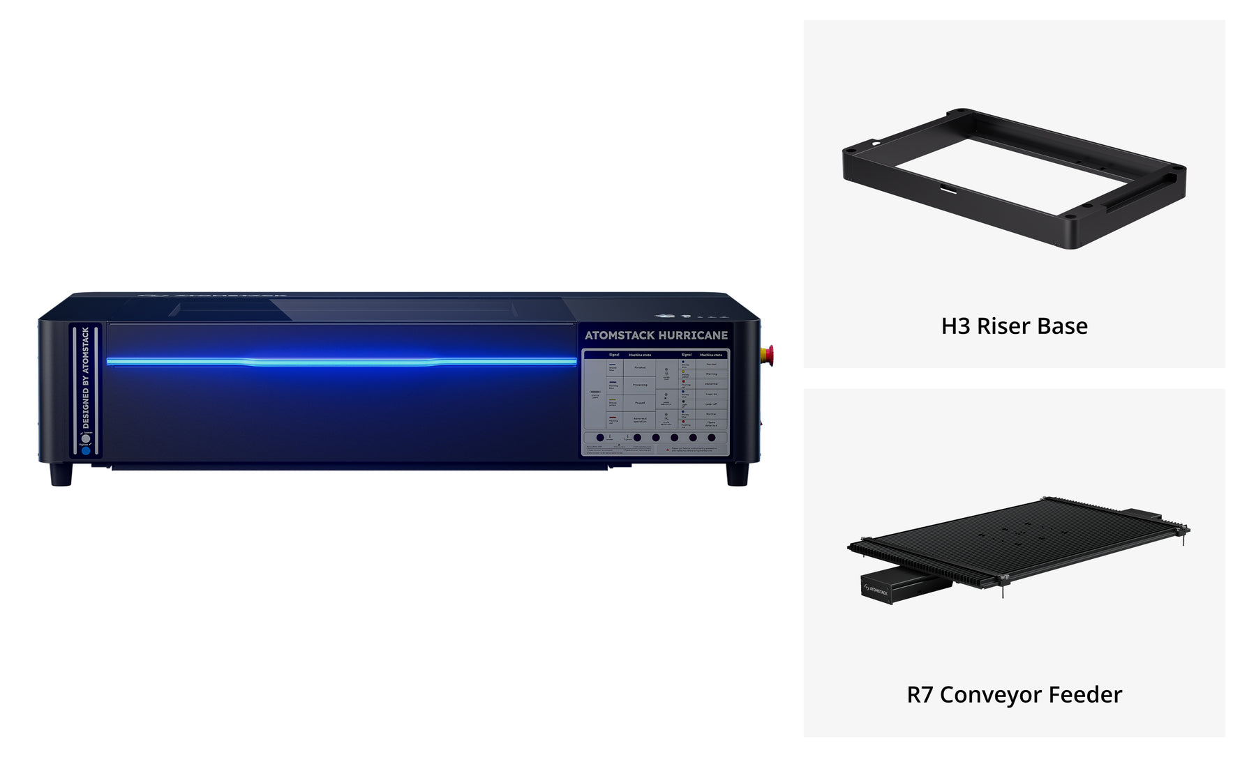 AtomStack Hurricane 55W CO2 Laser Cutter