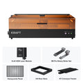 Graveur laser double AtomStack Kraft 20 W diode + 1,2 W IR