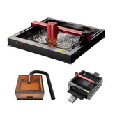 AtomStack A24 PRO Laser Engraver Unibody Frame No Assembly Required with B3 Enclosure and F5 Automatic Conveyor