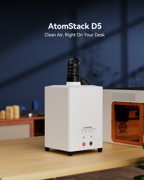 Mini purificateur d'air AtomStack D5 pour P1