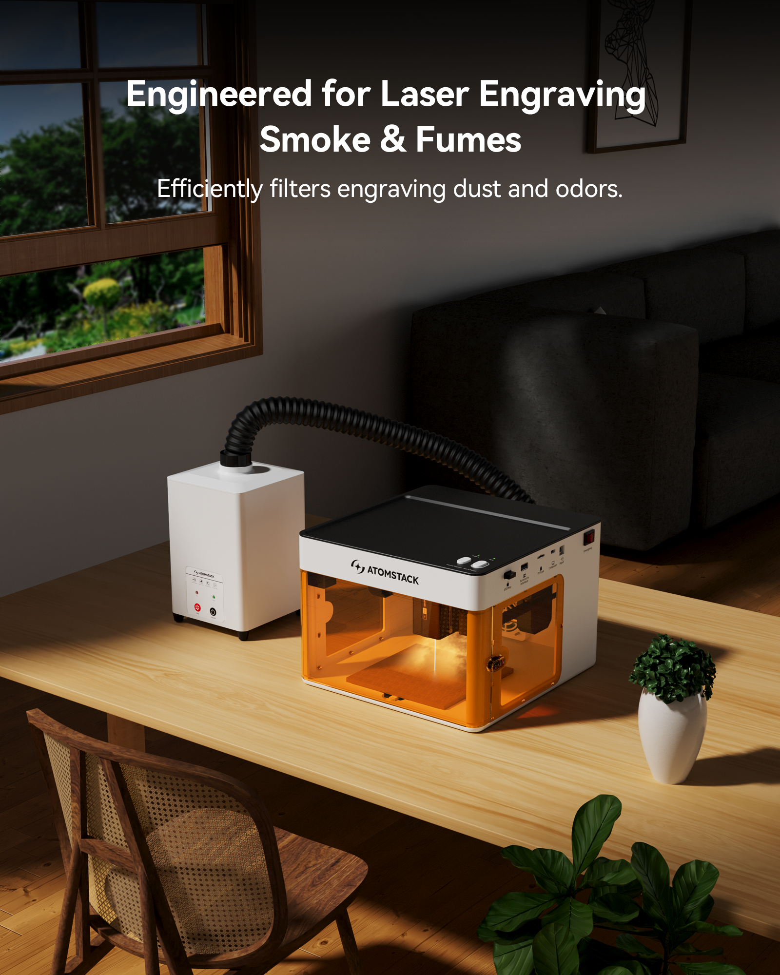 AtomStack D5 Mini Air Purifier for P1