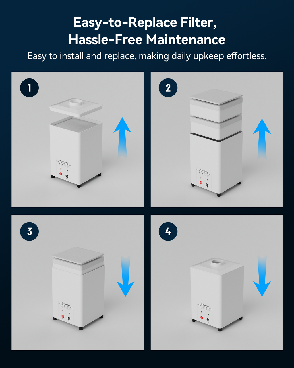 AtomStack D5 Mini Air Purifier for P1