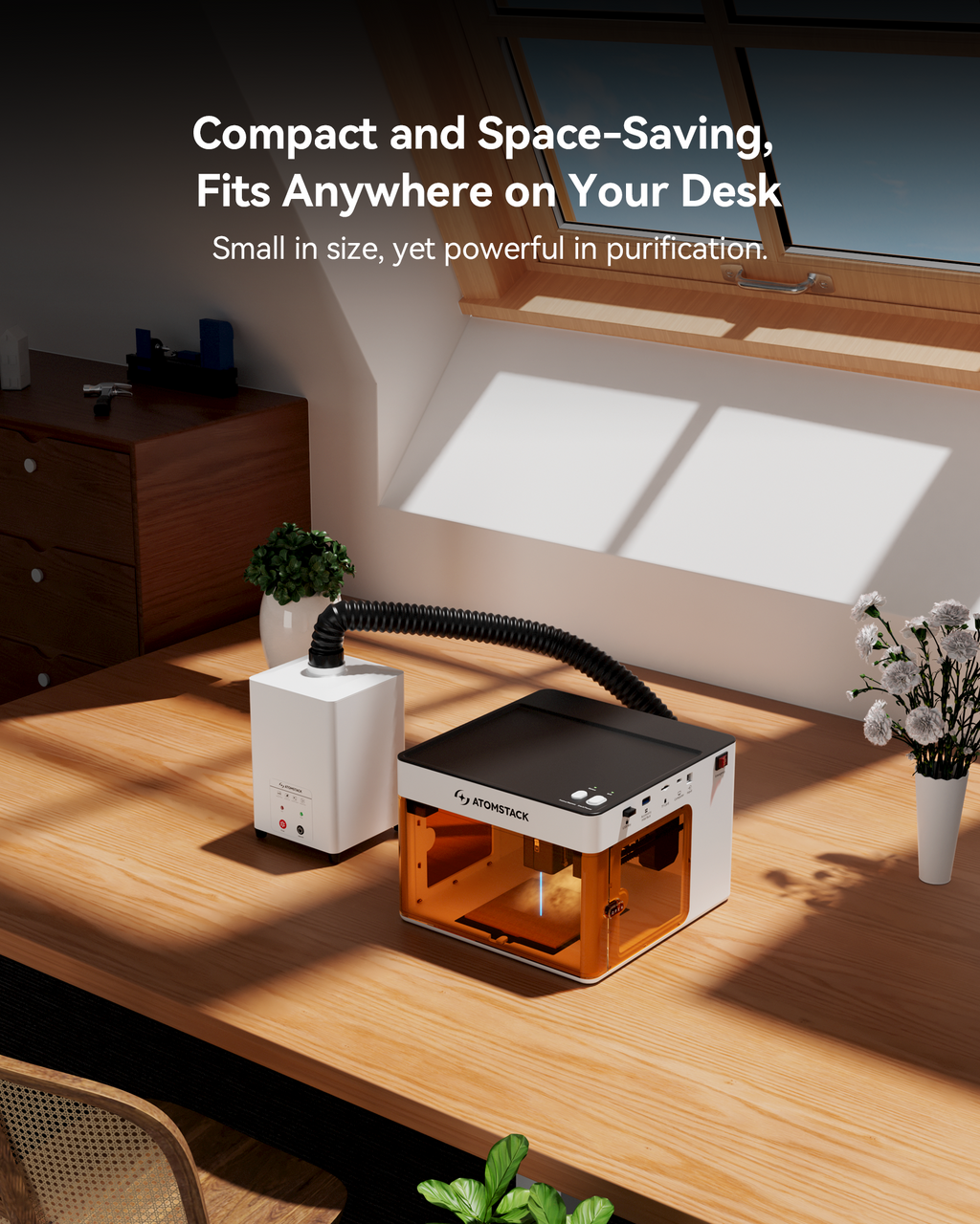 AtomStack D5 Mini Air Purifier for P1