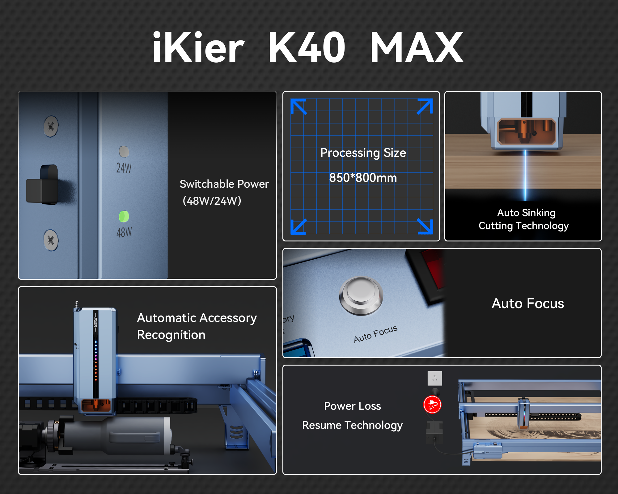 iKier K40 Max Laser Engraver