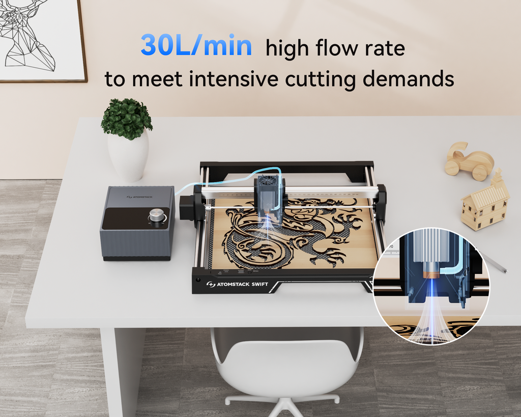 AtomStack F40 Air Assist Set for Swift Laser Engraver