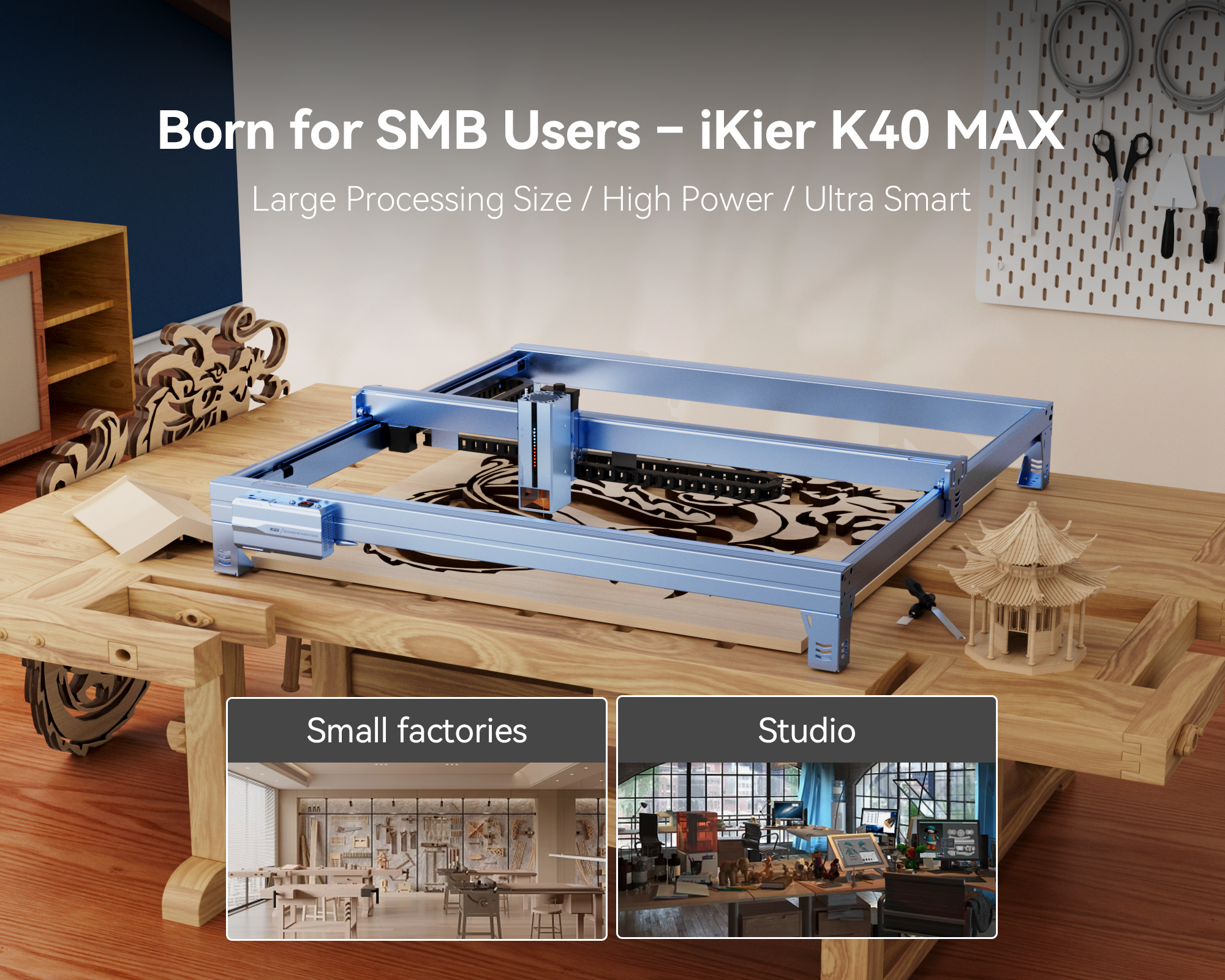 iKier K40 Max Laser Engraver