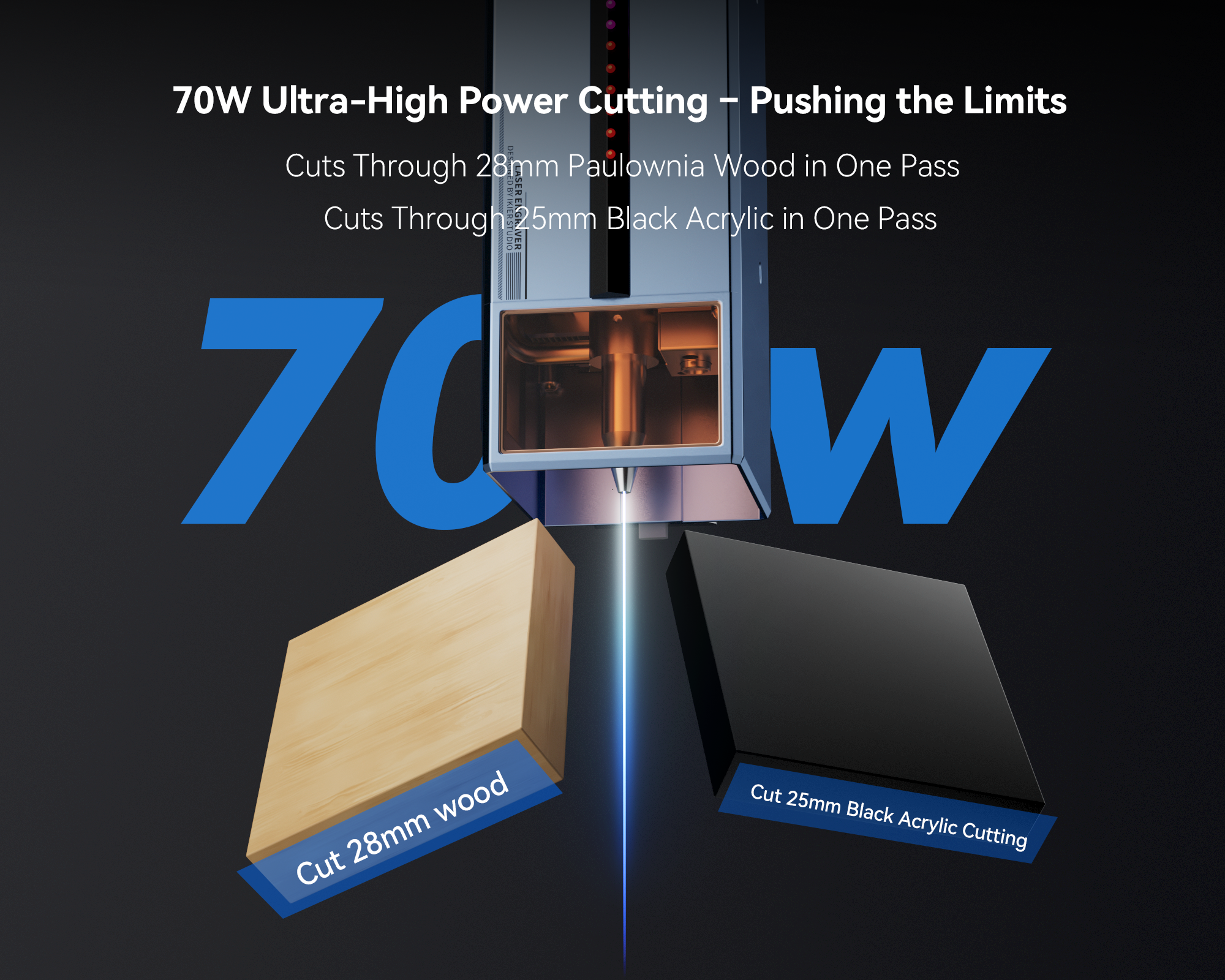 iKier K70 Max Laser Engraver