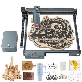 AtomStack A40 Pro V2 Laser Engraver with F60 Air Assist Kit