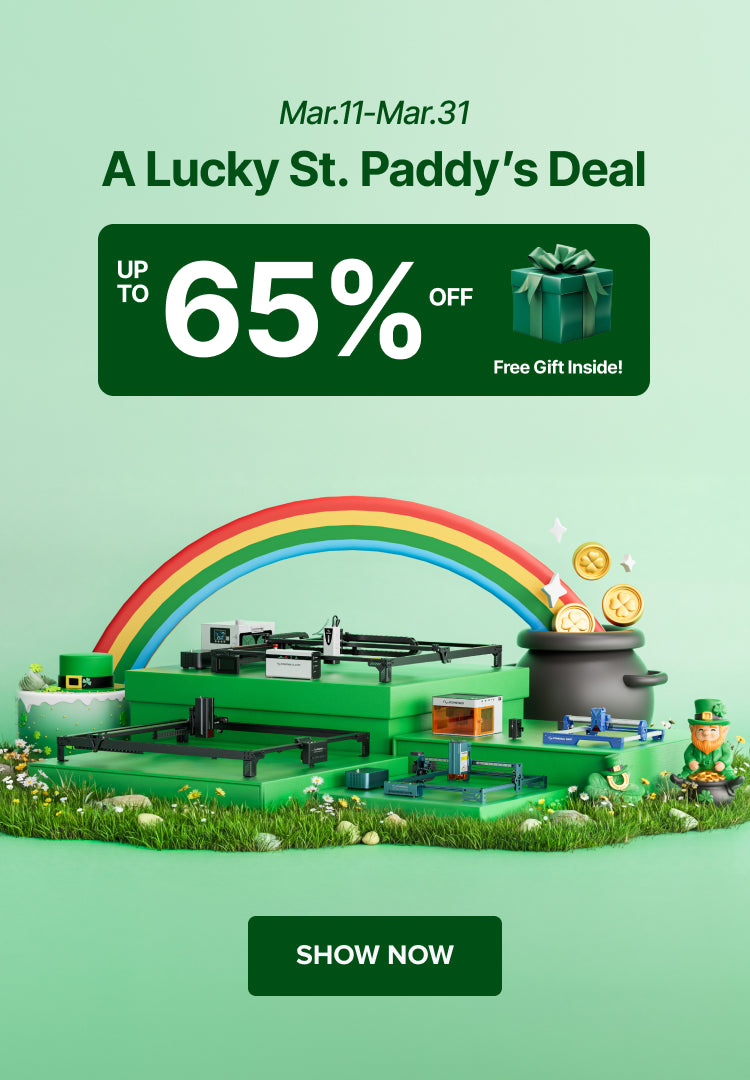 St.Patrick's Day Sale: Up to 65% Off & Free Gift