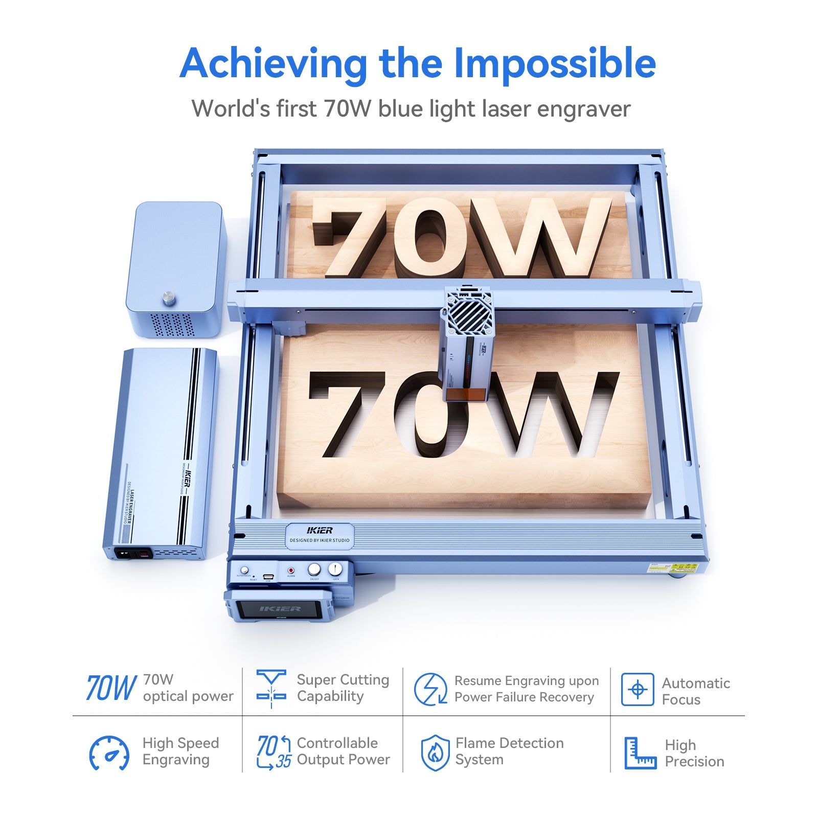iKier K1 Pro Max 70W Laser Engraver