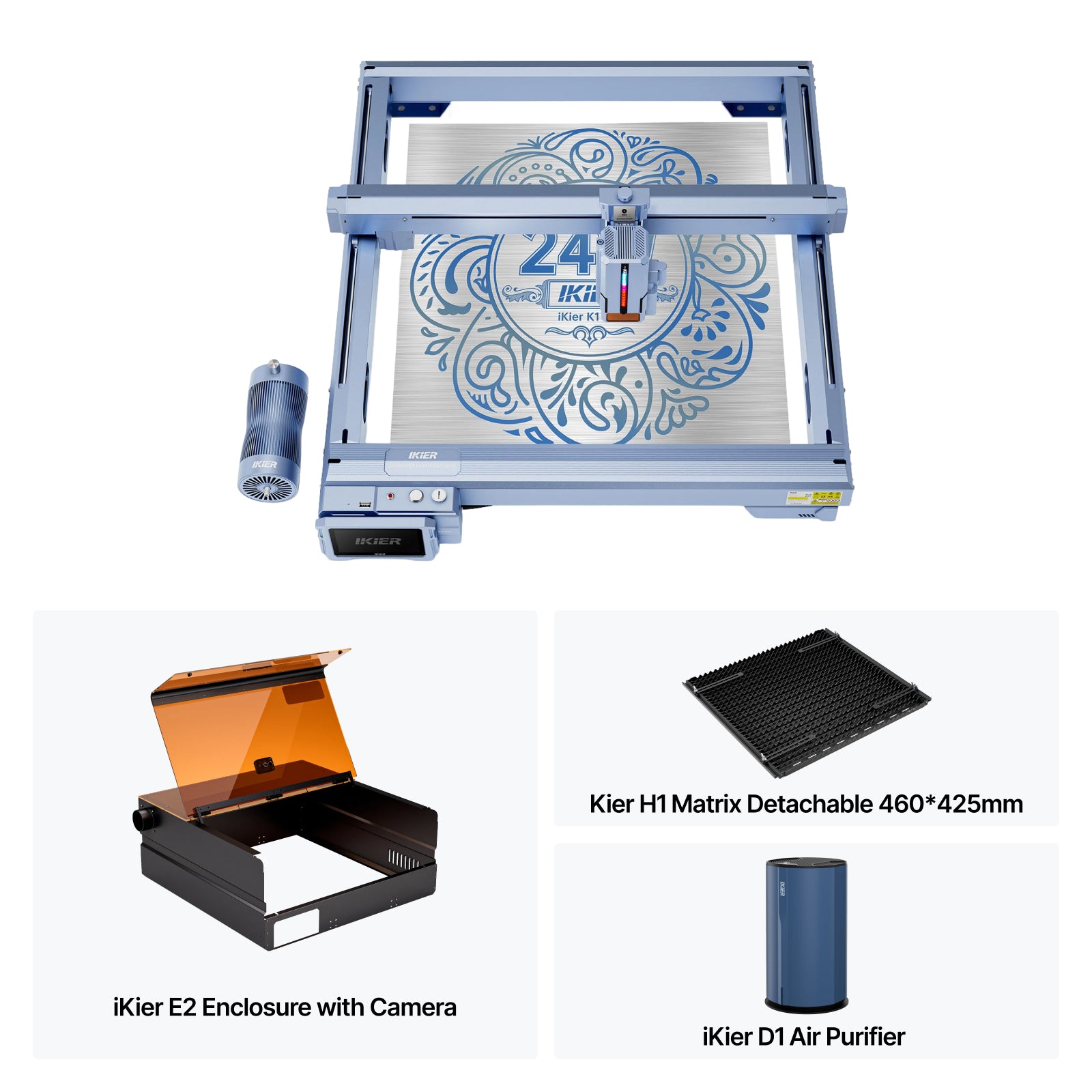 iKier K1 Pro 24W Laser Engraver