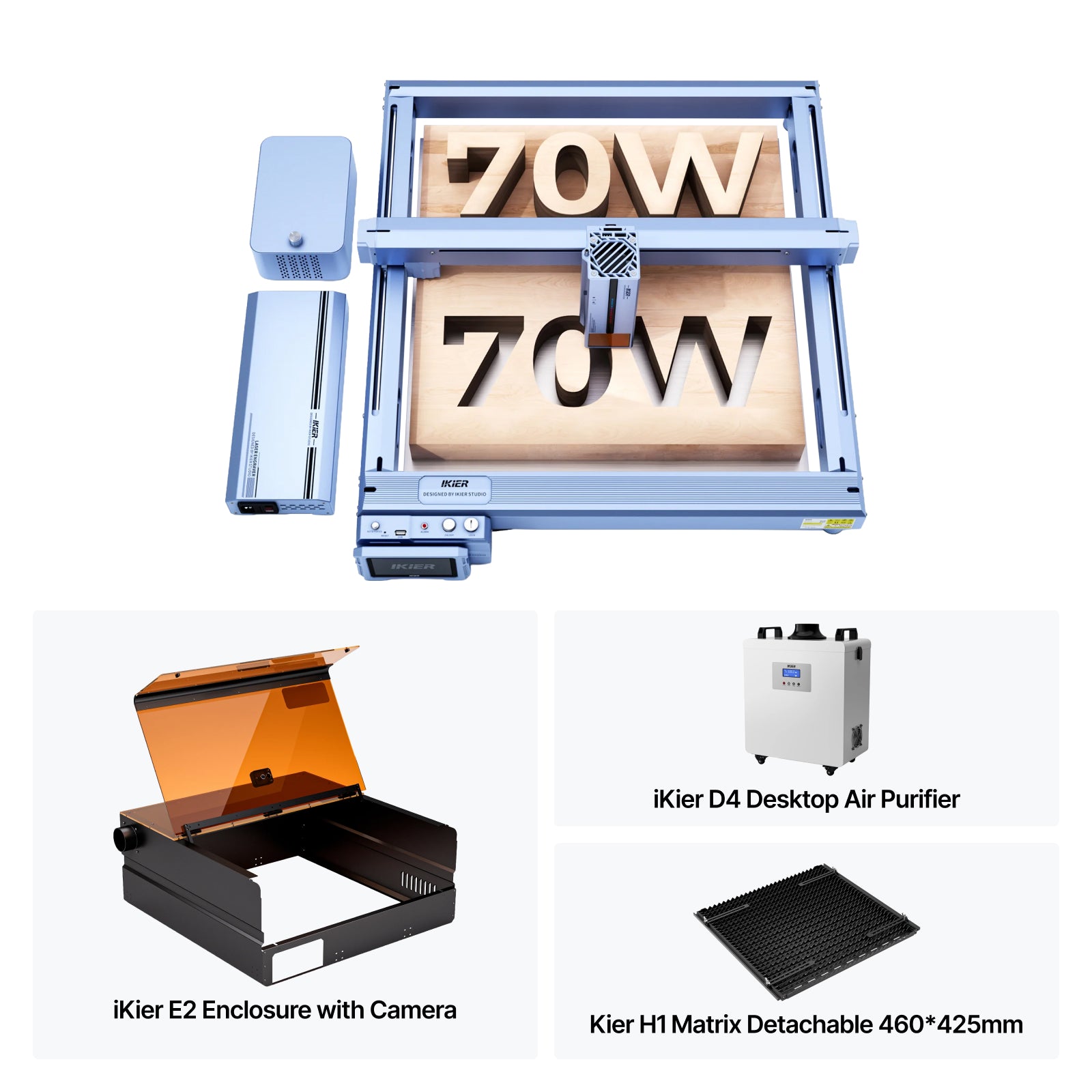 iKier K1 Pro Max 70W Laser Engraver