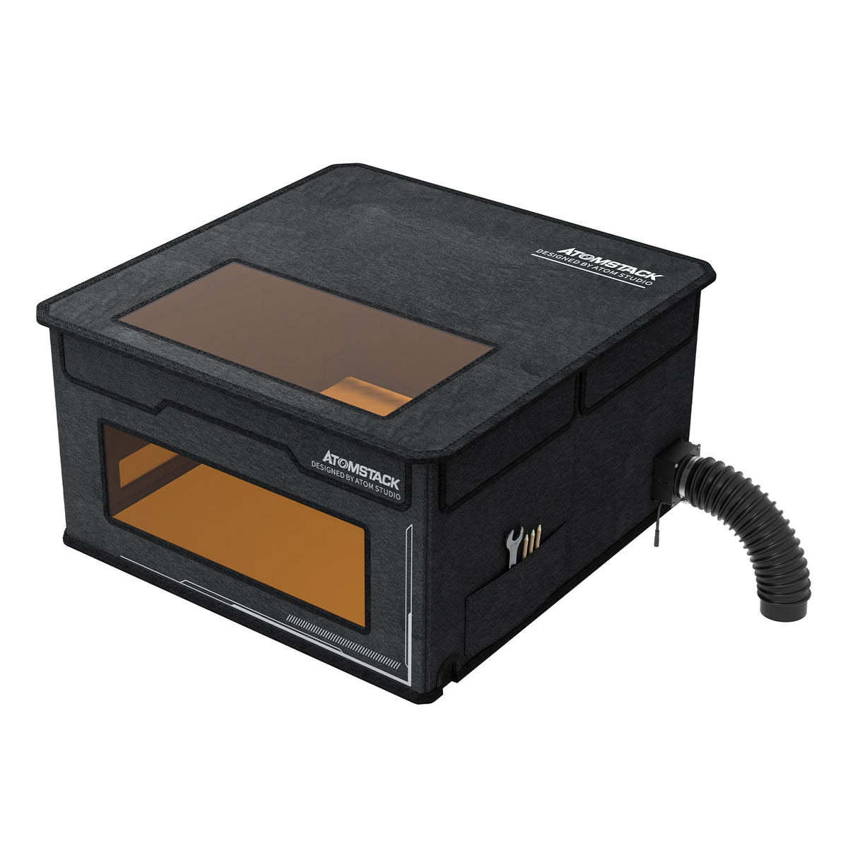 Caja AtomStack FB2 - Caja protectora para máquina de grabado láser a prueba de polvo