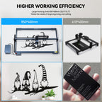 Graveur laser de protection oculaire de grande taille AtomStack A20 Max avec assistance aérienne F60