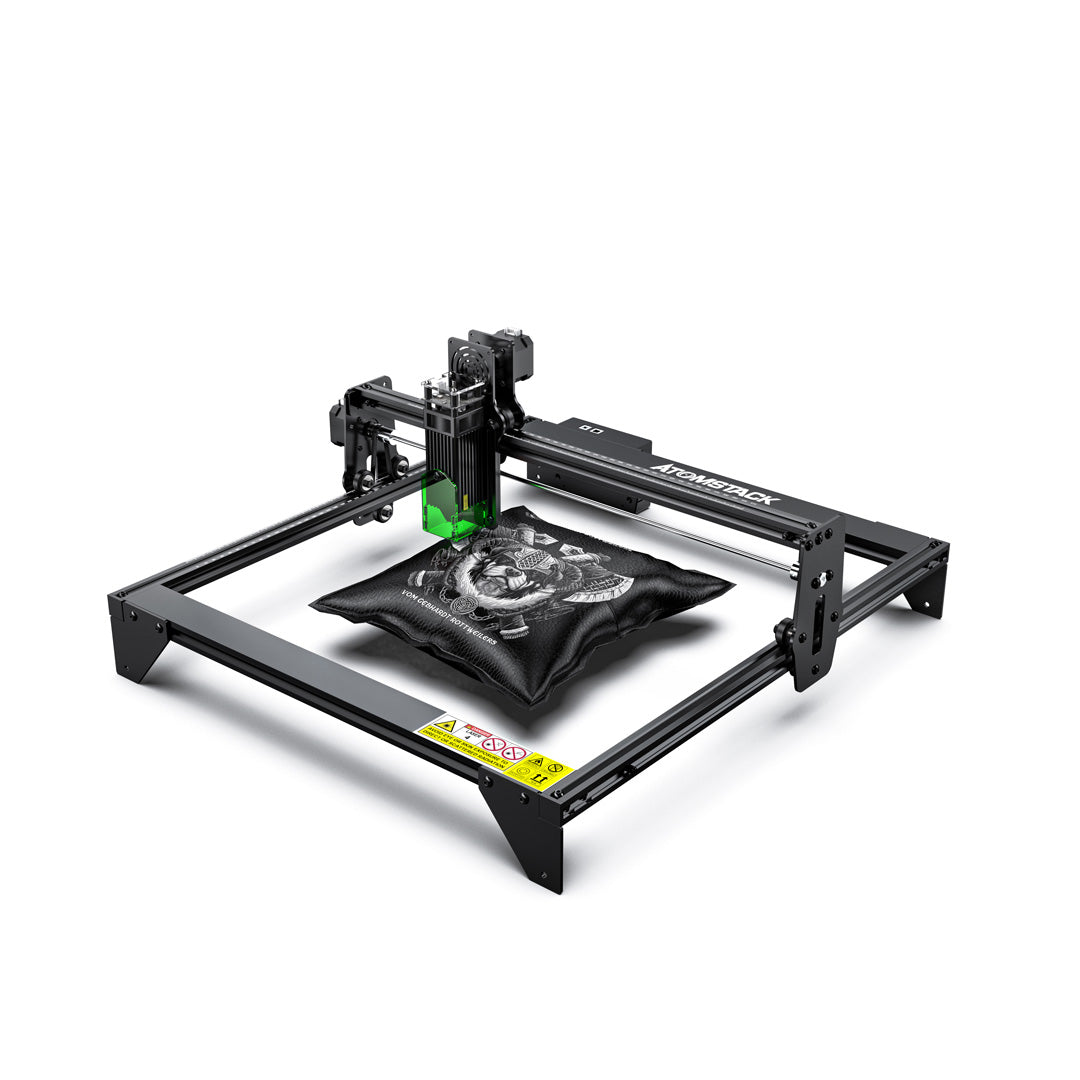 Graveur Laser AtomStack A5 20W remis à neuf, Machine de gravure de protection oculaire à mise au point fixe pour le métal