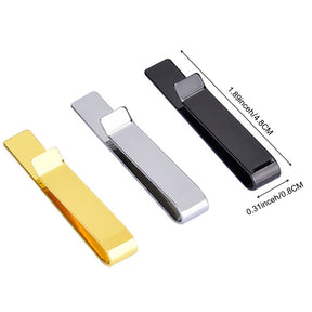 Personalized Tie Clip Stainless Steel Custom Engraved Tie Clips for Men Gift with Gift Box