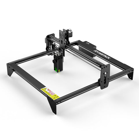 Überholte AtomStack A5 M30 30W CNC-Lasergravurmaschine DIY Gravurschneidemaschine für Holz Metall