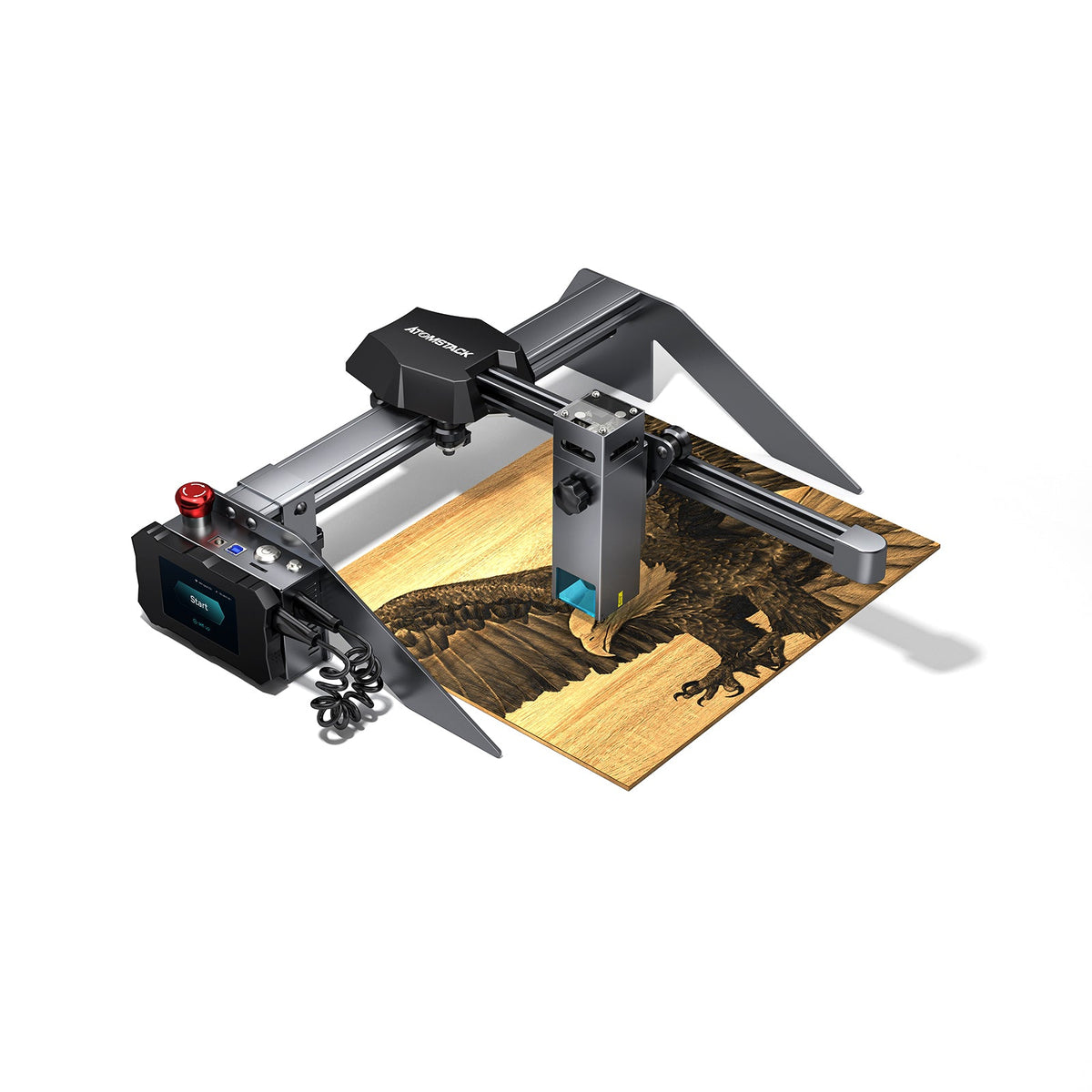 ATOMSTACK P9 M50 Lasergravierer DIY-Graviermaschine unterstützt Offline-Gravur für Metall