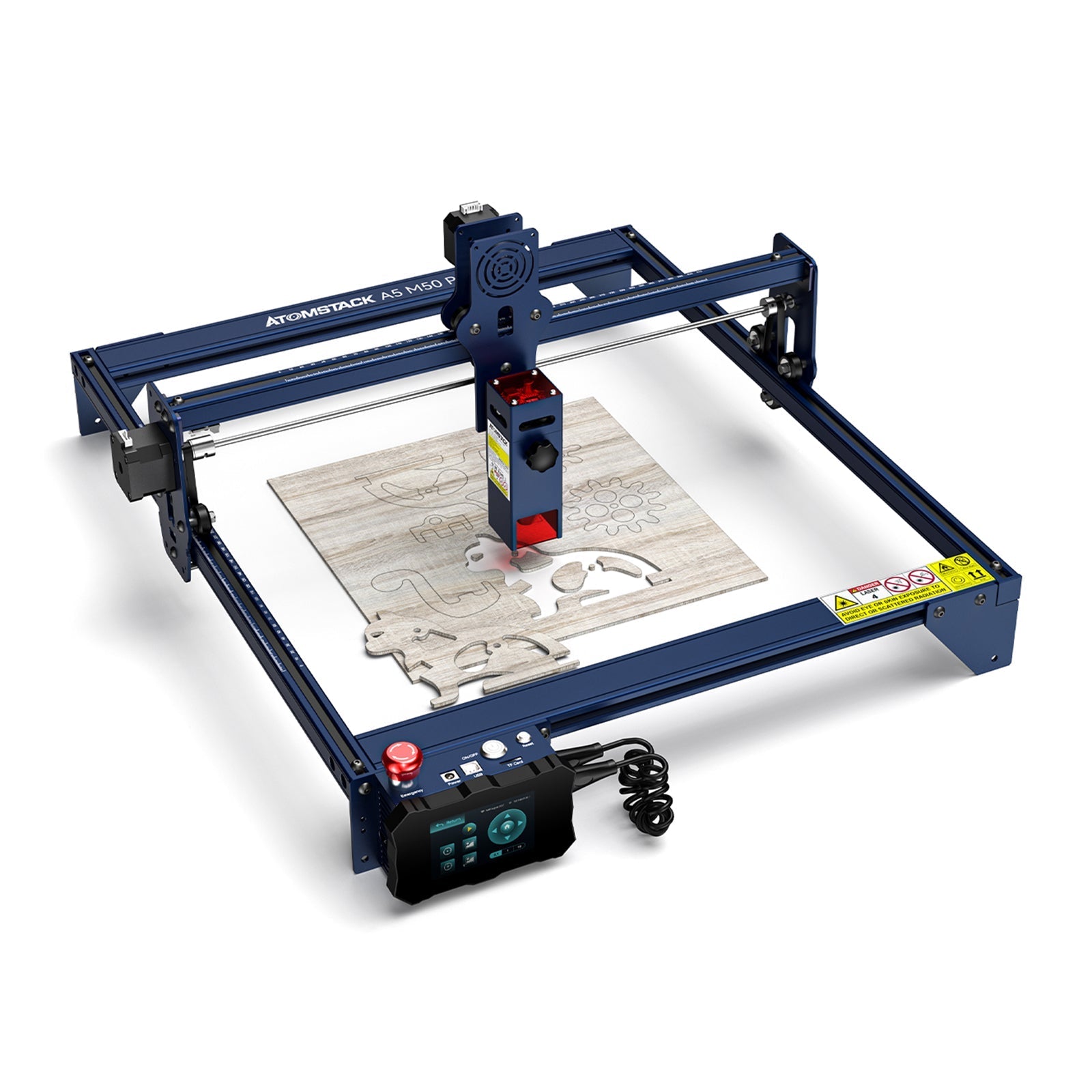 Refurbished A5 M50 PRO Laser Engraver 5W Engraving Cutting Machine Wood Metal 410x400mm